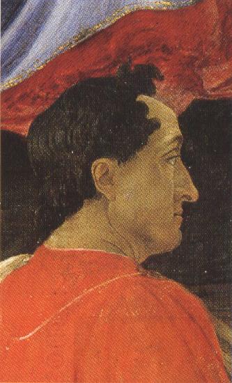 Sandro Botticelli Mago wearing a red mantle (mk36) China oil painting art